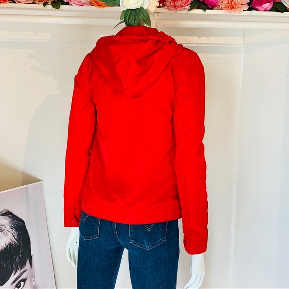 COPY - Red Rainbow 🌈 Windbreaker Hoodie Jacket - Picture 2 of 5